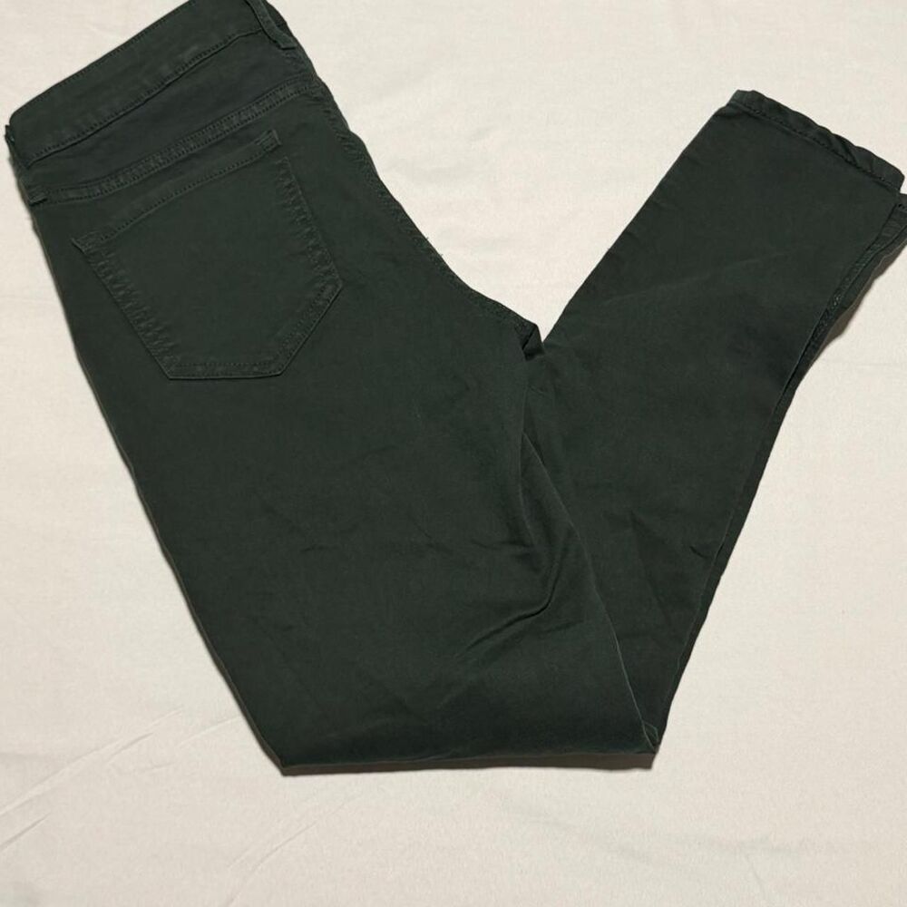Old Navy Rockstar Mid-Rise Skinny Jeans Dark Forest Green Women's 6
